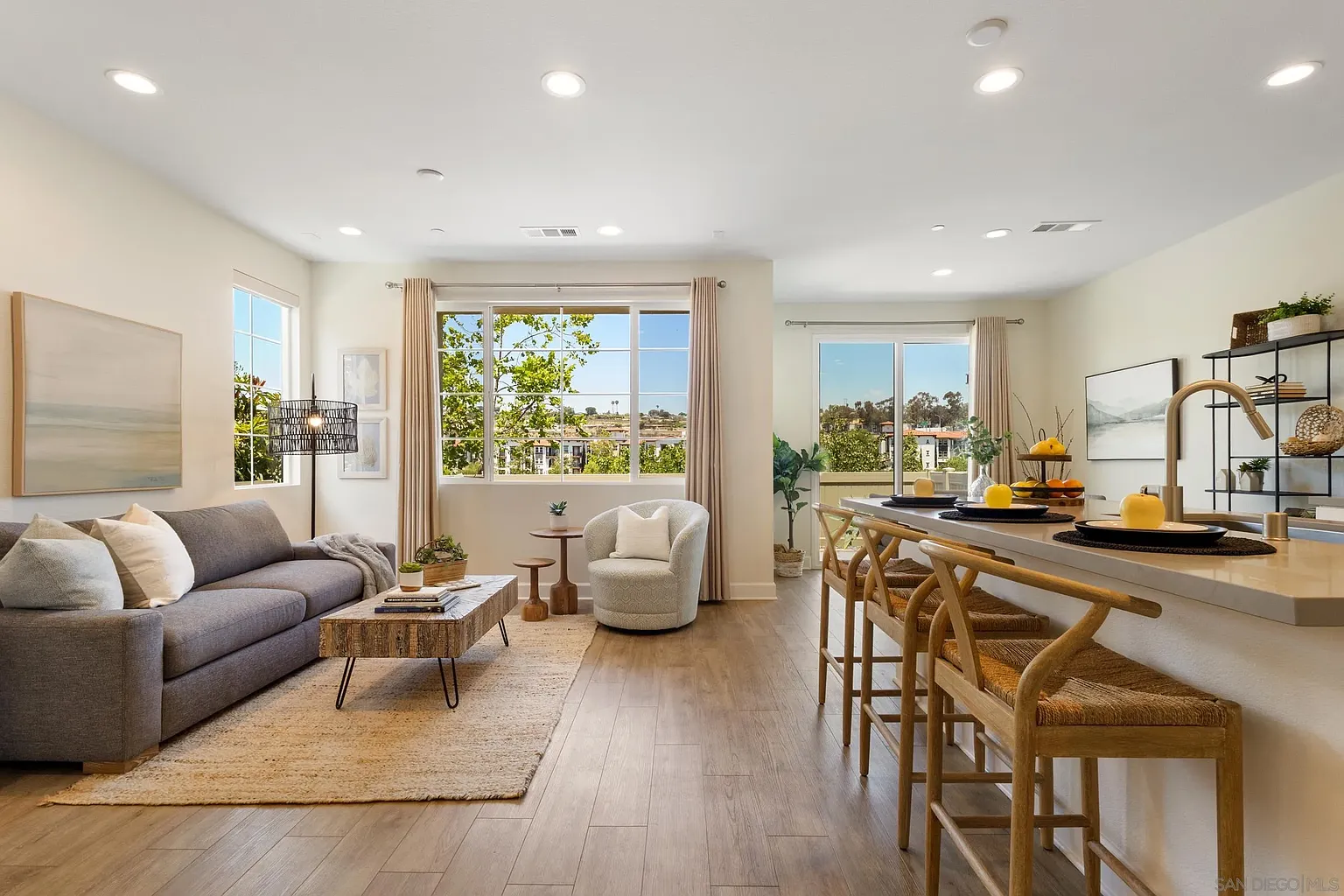 Interior image of a staged home. 